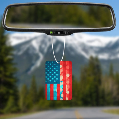 Patriotic Stars and Stripes Air Freshener