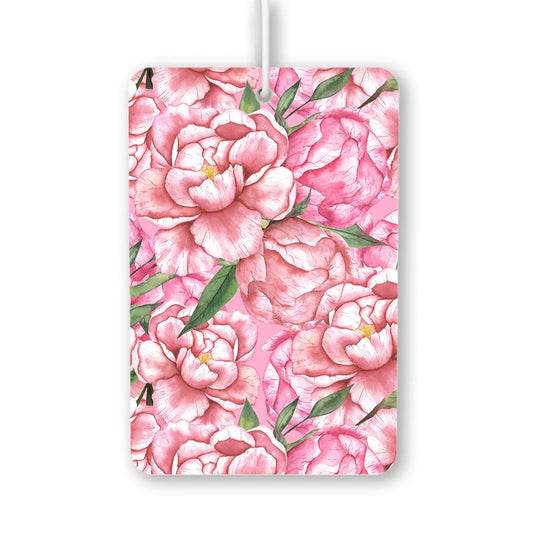 Pink Floral Peony Air Freshener