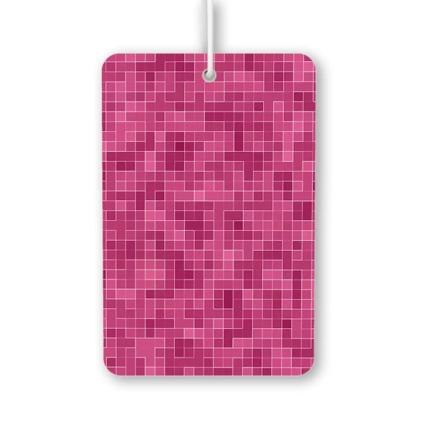 Pink Mosaic Pattern Air Freshener