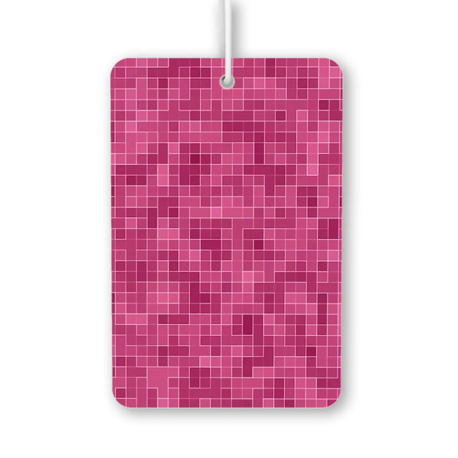 Pink Mosaic Pattern Air Freshener
