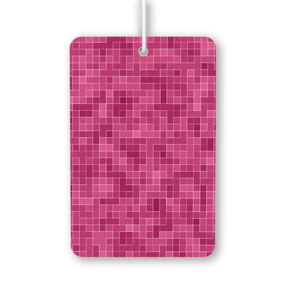 Pink Mosaic Pattern Air Freshener