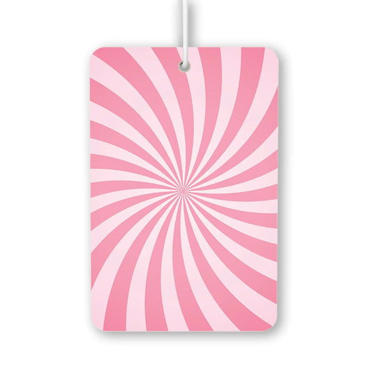 Pink Swirl Pattern Air Freshener