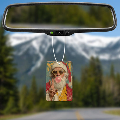 Playful Santa with Bubble Gum Air Freshener
