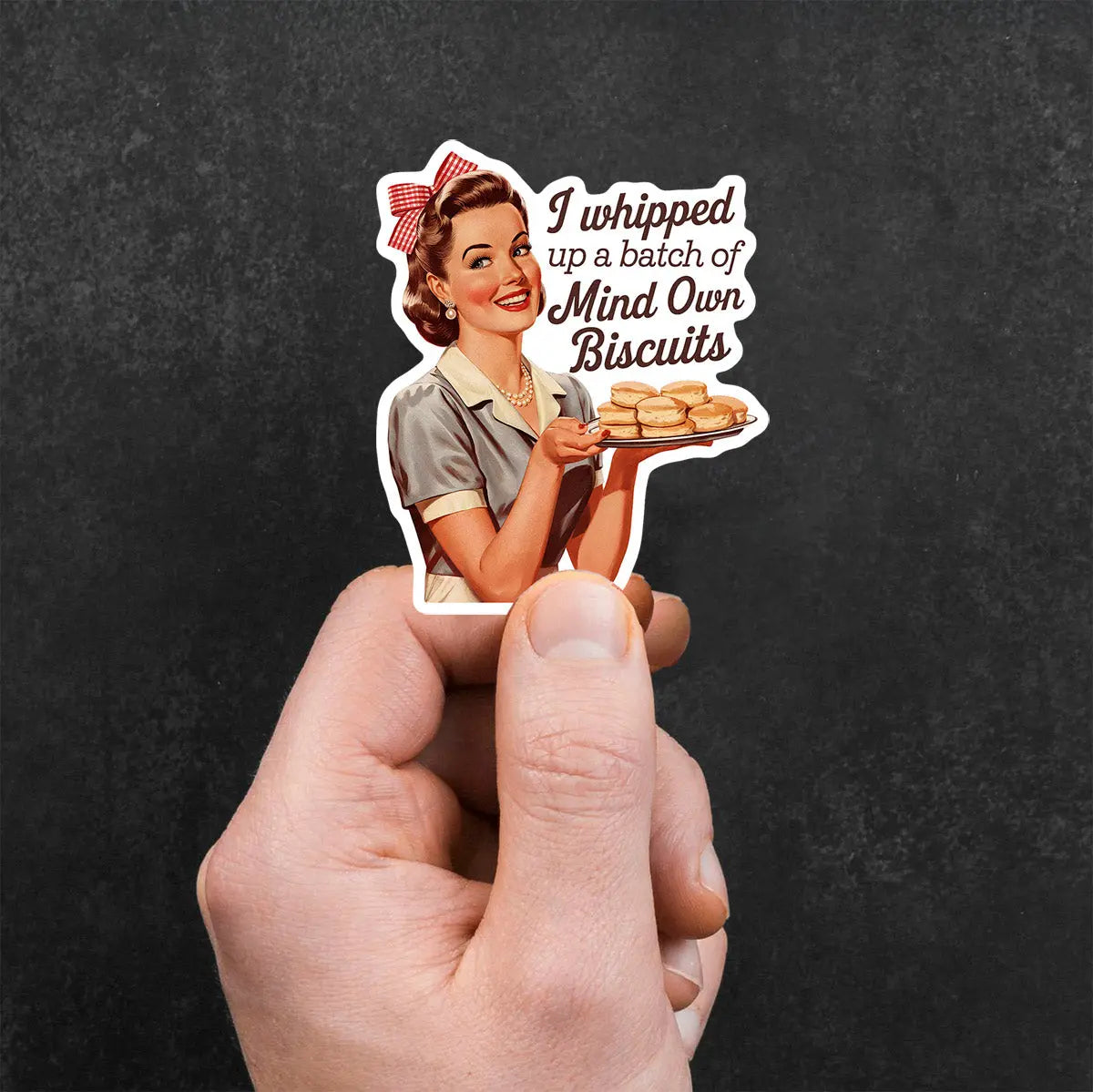 Retro Baking Humor Sticker