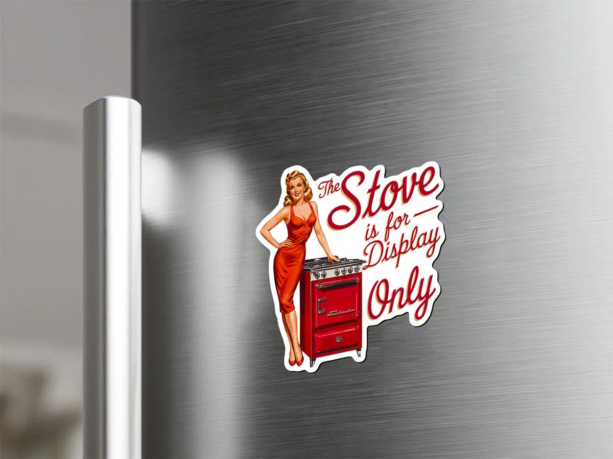 Retro Kitchen Decor Magnet