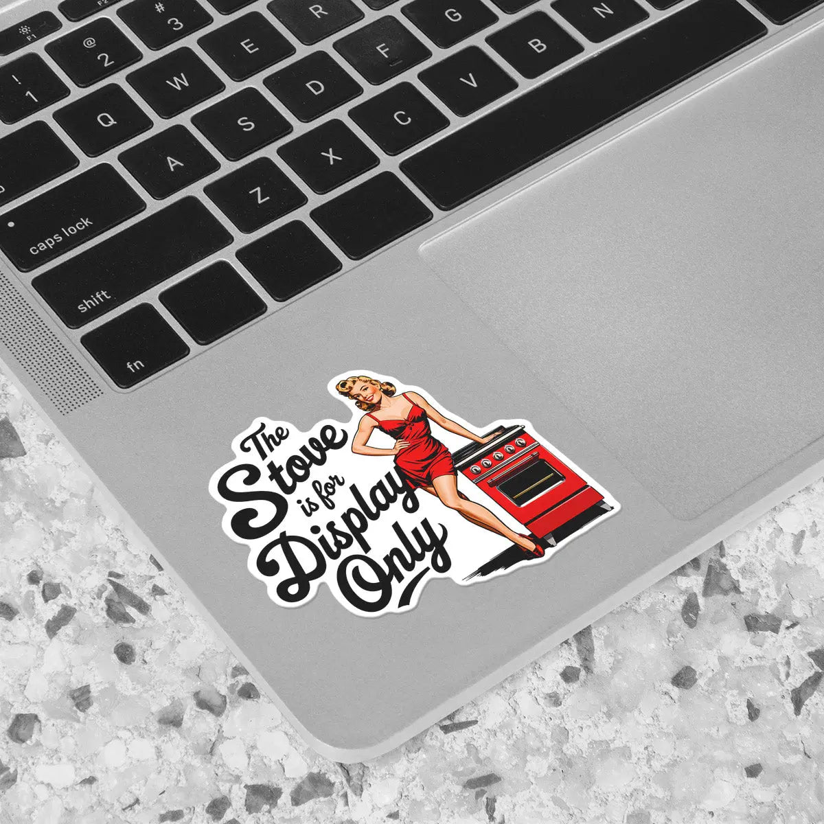 Retro Kitchen Display Only Sticker