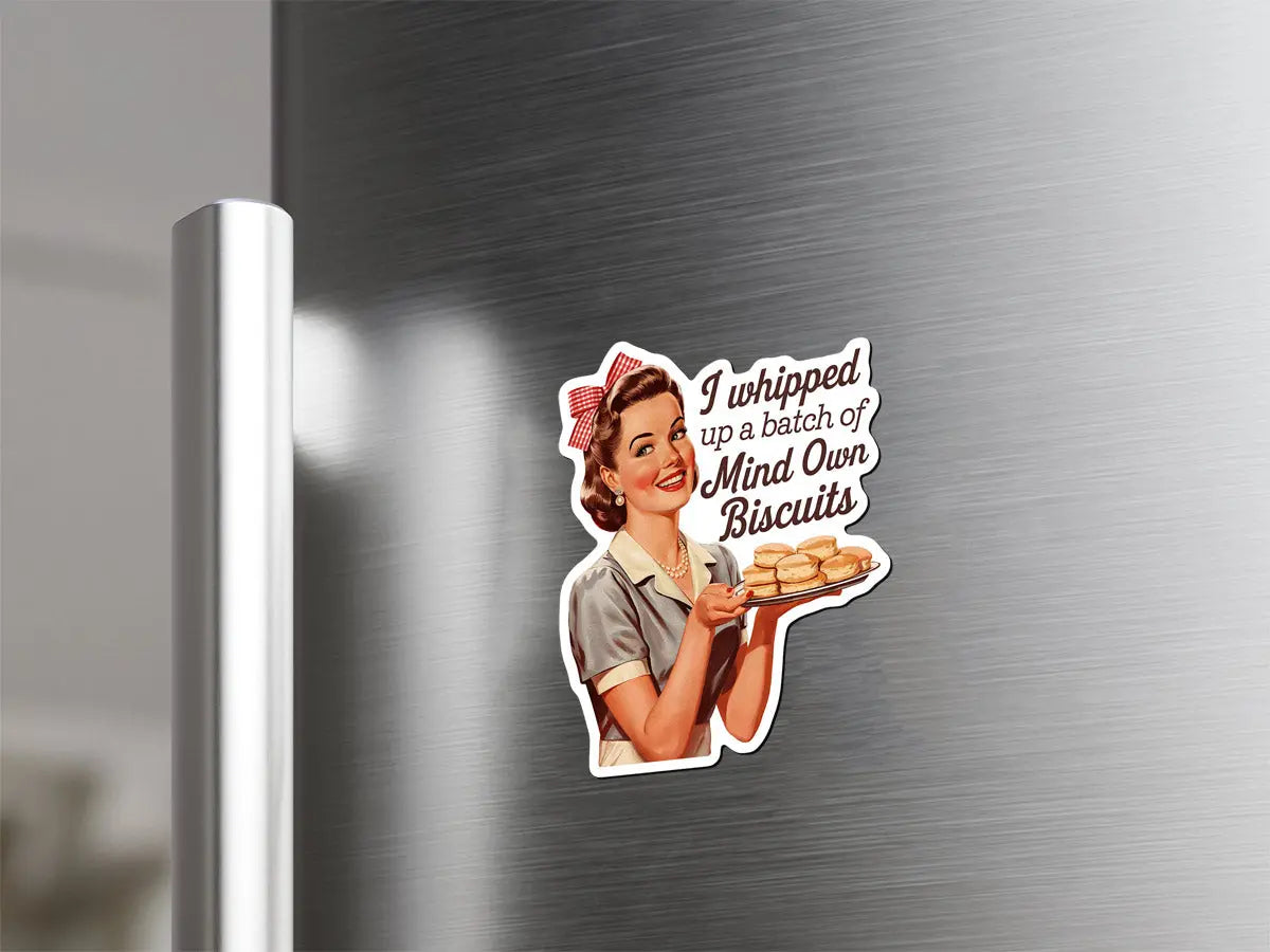 Retro Kitchen Humor Magnet