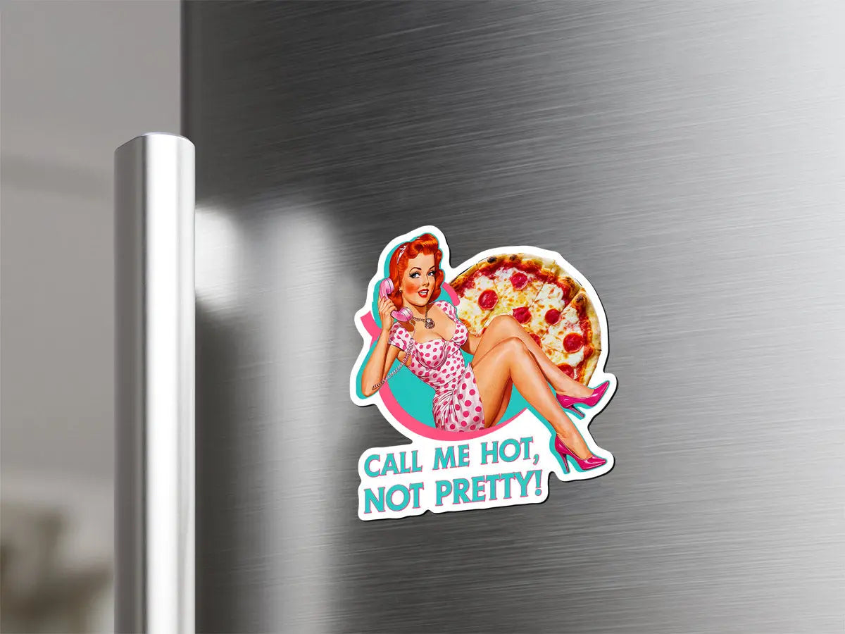 Retro Pizza Lover Magnet