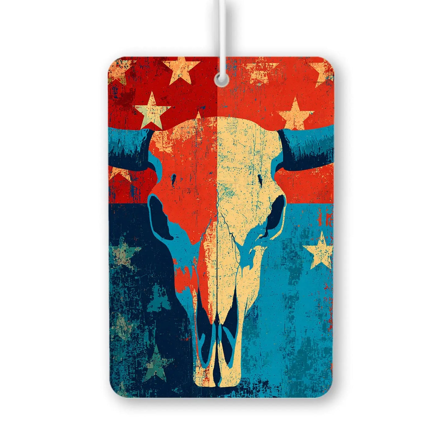 Rustic Bull Skull with Stars Air Freshener