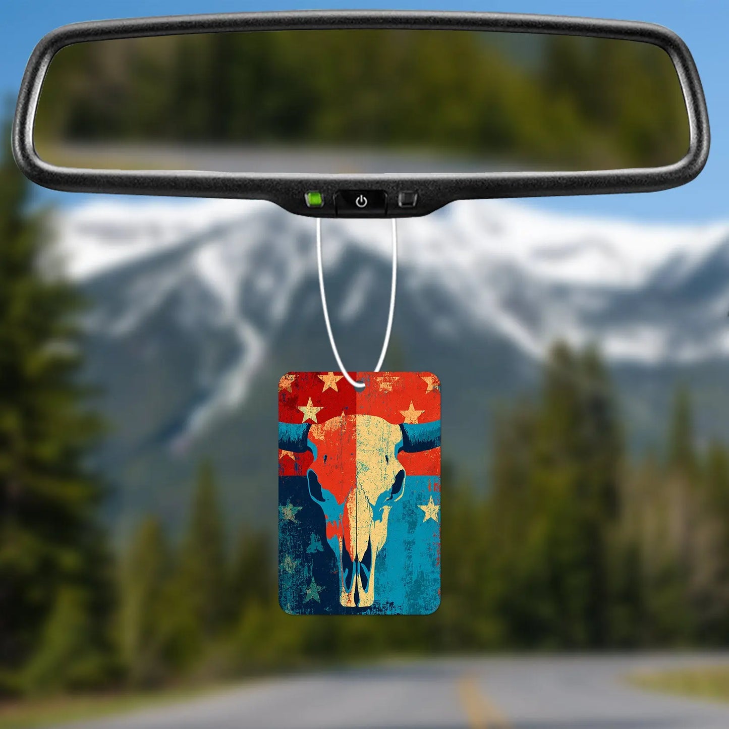 Rustic Bull Skull with Stars Air Freshener