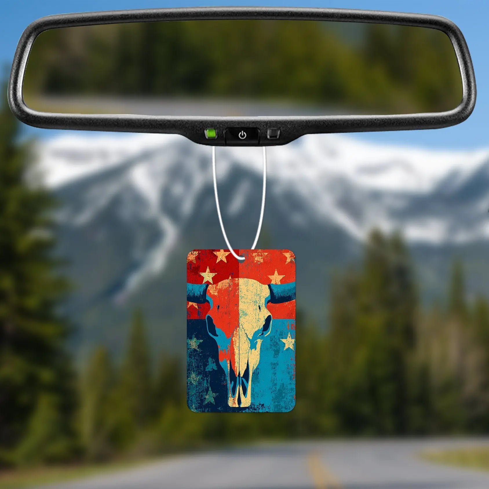 Rustic Bull Skull with Stars Air Freshener