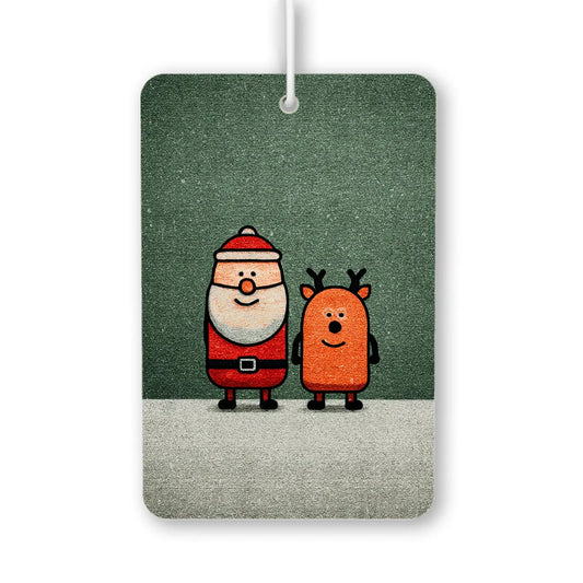 Santa and Reindeer Air Freshener