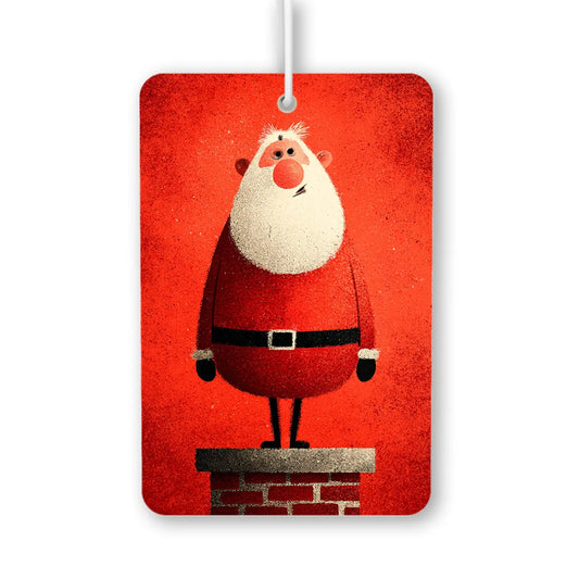 Santa Claus on Chimney Air Freshener