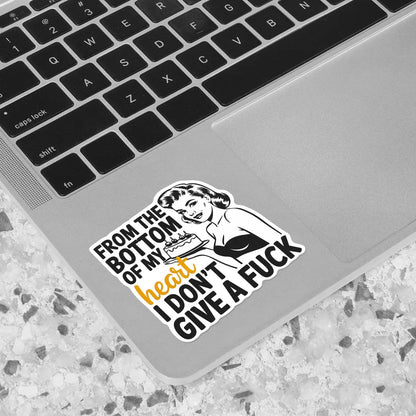 Sassy Heartfelt Cake Lady Sticker