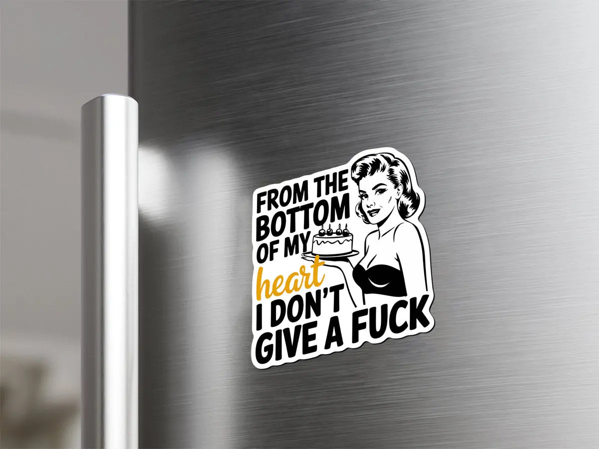 Sassy Heartfelt Cake Magnet