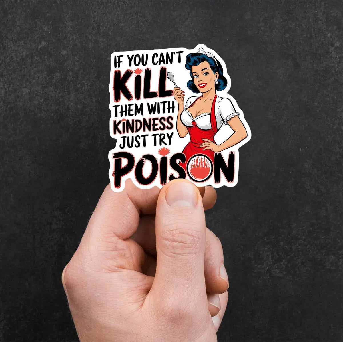 Sassy Kitchen Quote Sticker