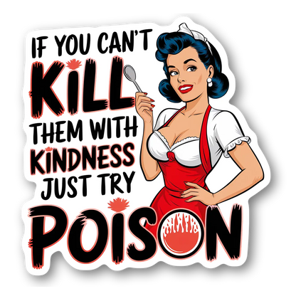 Sassy Kitchen Quote Sticker