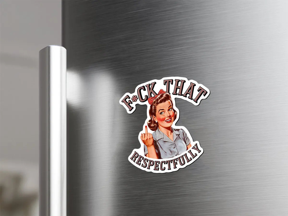 Sassy Retro Woman Magnet