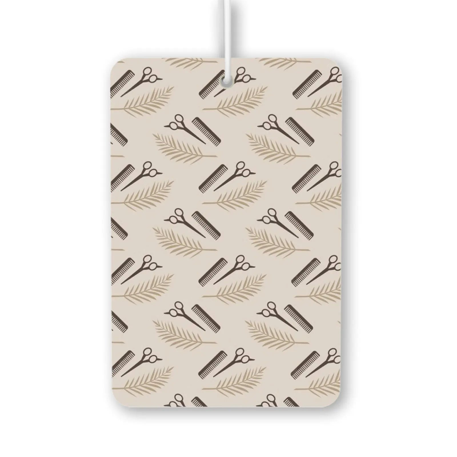 Scissors and Combs Pattern Air Freshener