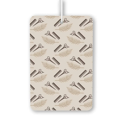 Scissors and Combs Pattern Air Freshener