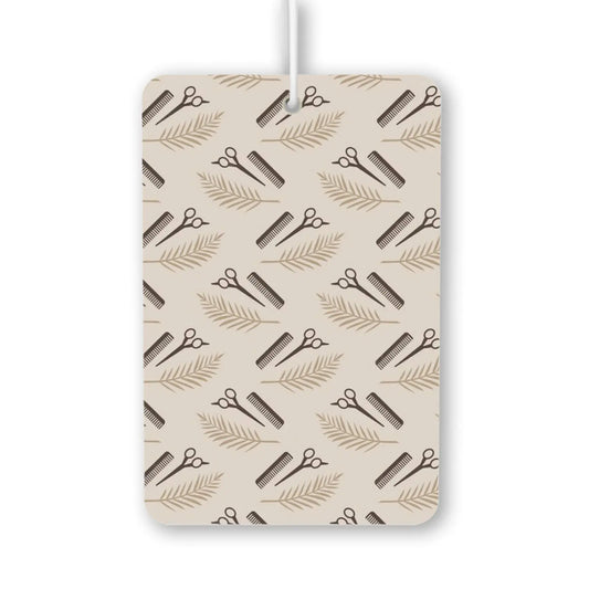 Scissors and Combs Pattern Air Freshener