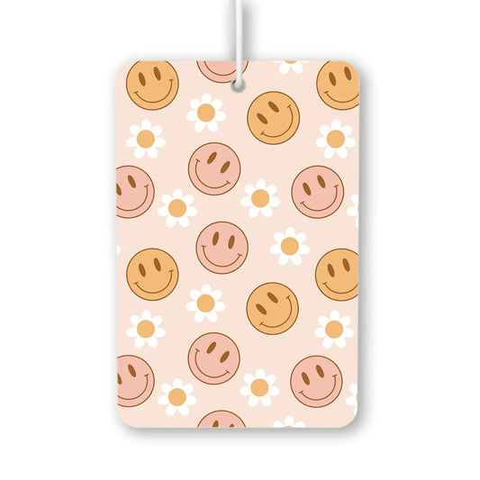 Smiley Faces and Daisies Air Freshener