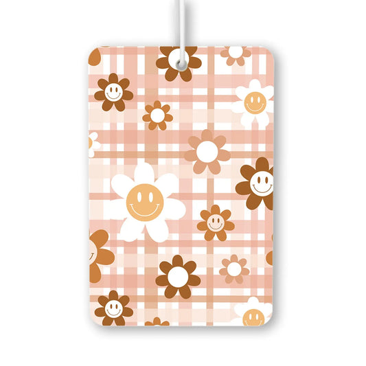 Smiley Flower Pattern Air Freshener