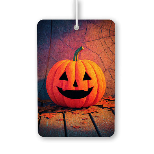 Smiling Pumpkin Halloween Air Freshener