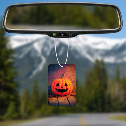 Smiling Pumpkin Halloween Air Freshener