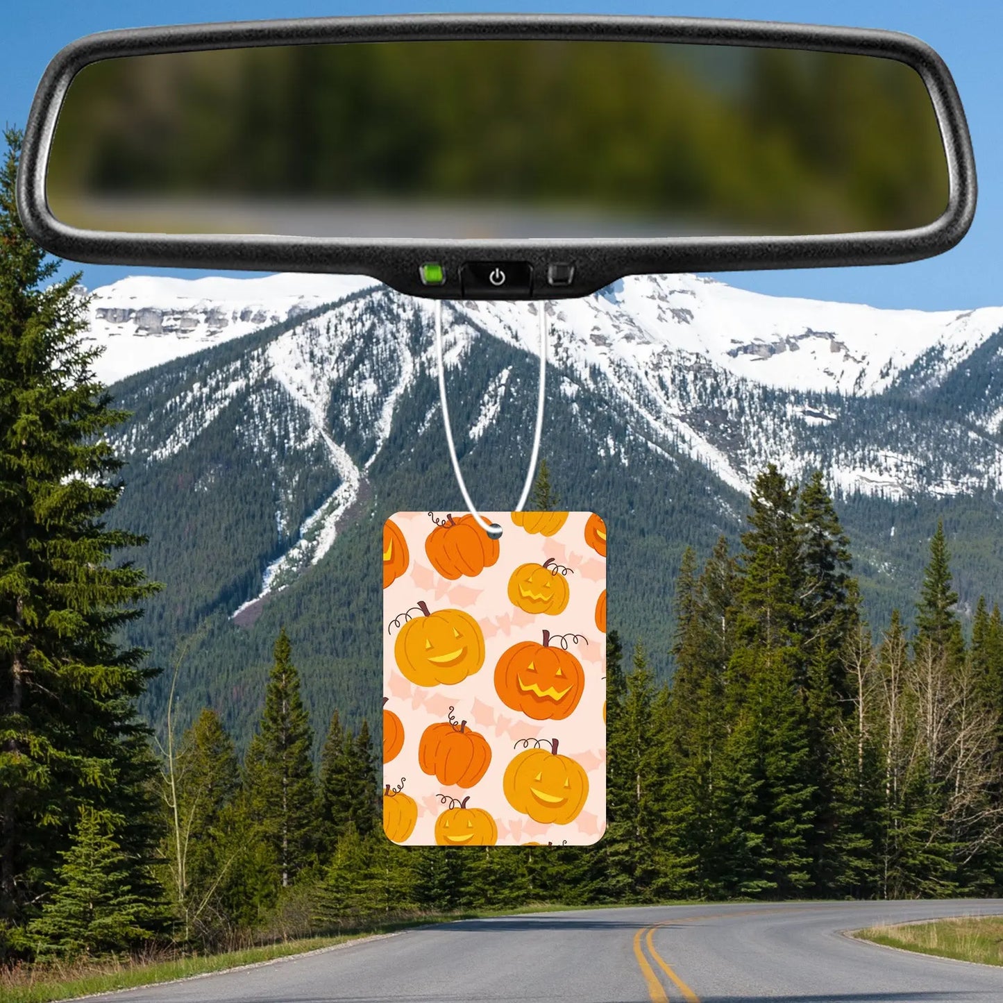 Smiling Pumpkin Pattern Air Freshener