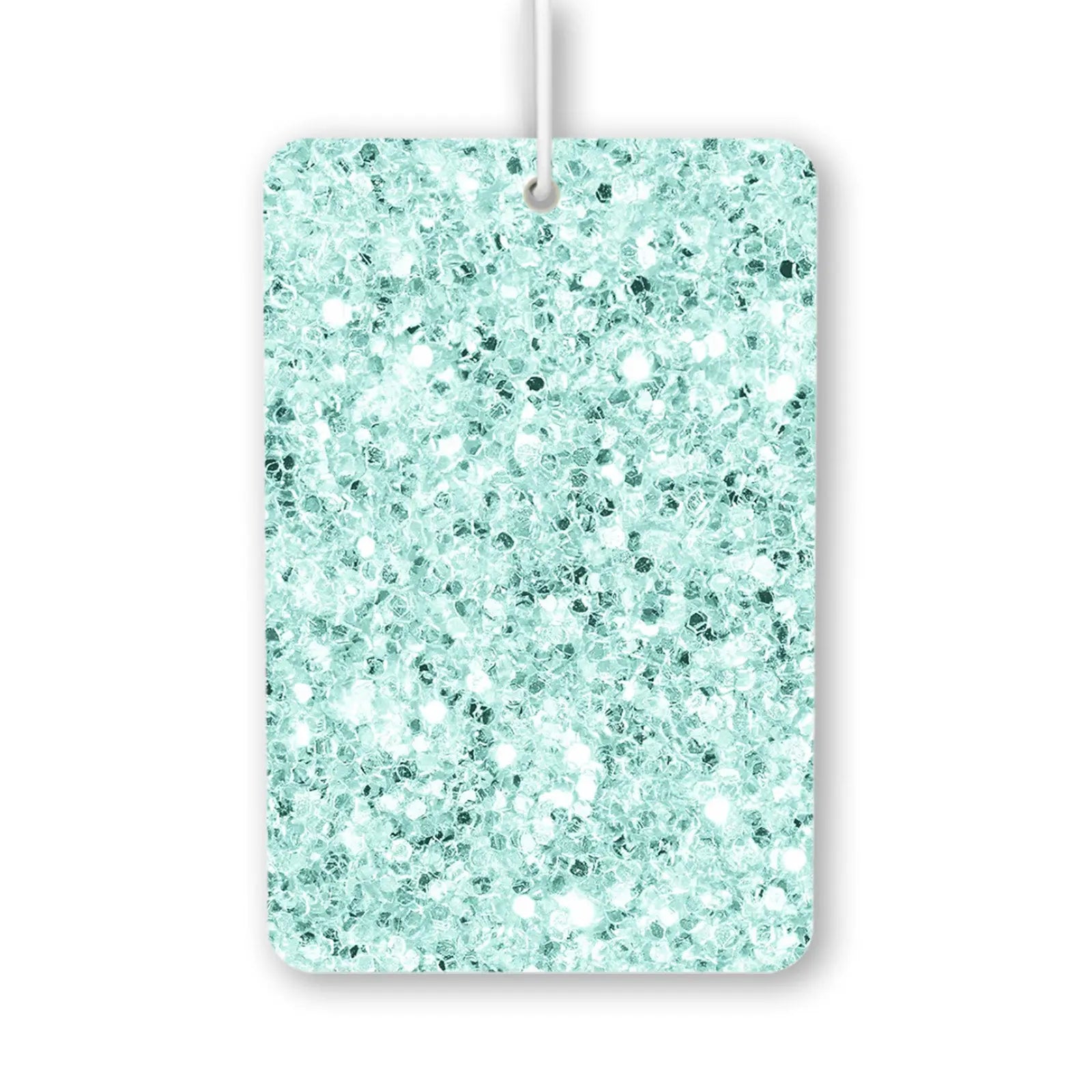 Sparkling Aqua Glitter Air Freshener