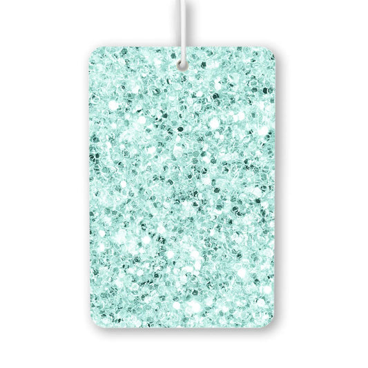 Sparkling Aqua Glitter Air Freshener