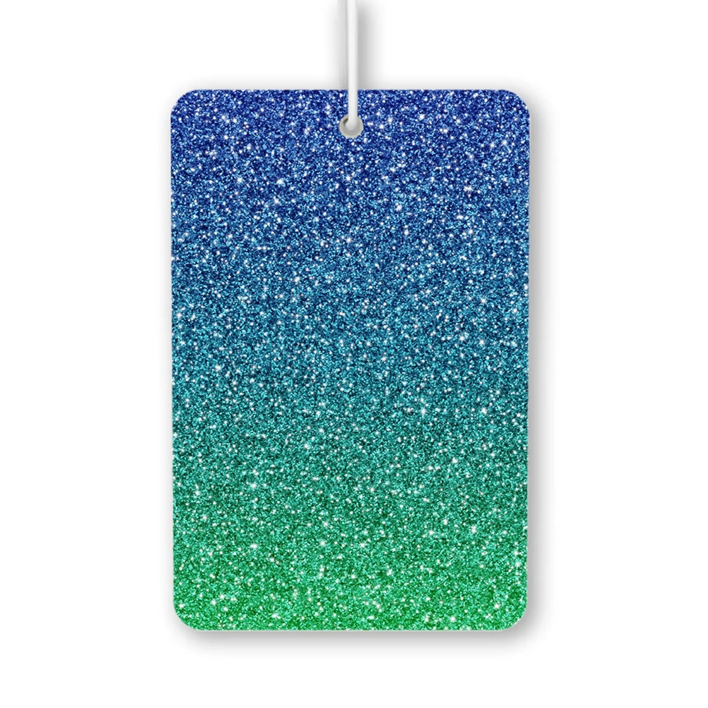 Sparkling Blue to Green Glitter Air Freshener