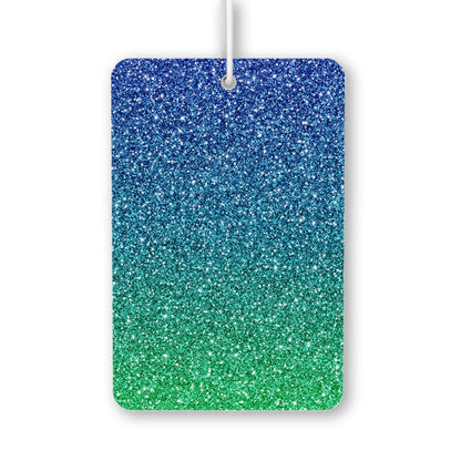 Sparkling Blue to Green Glitter Air Freshener