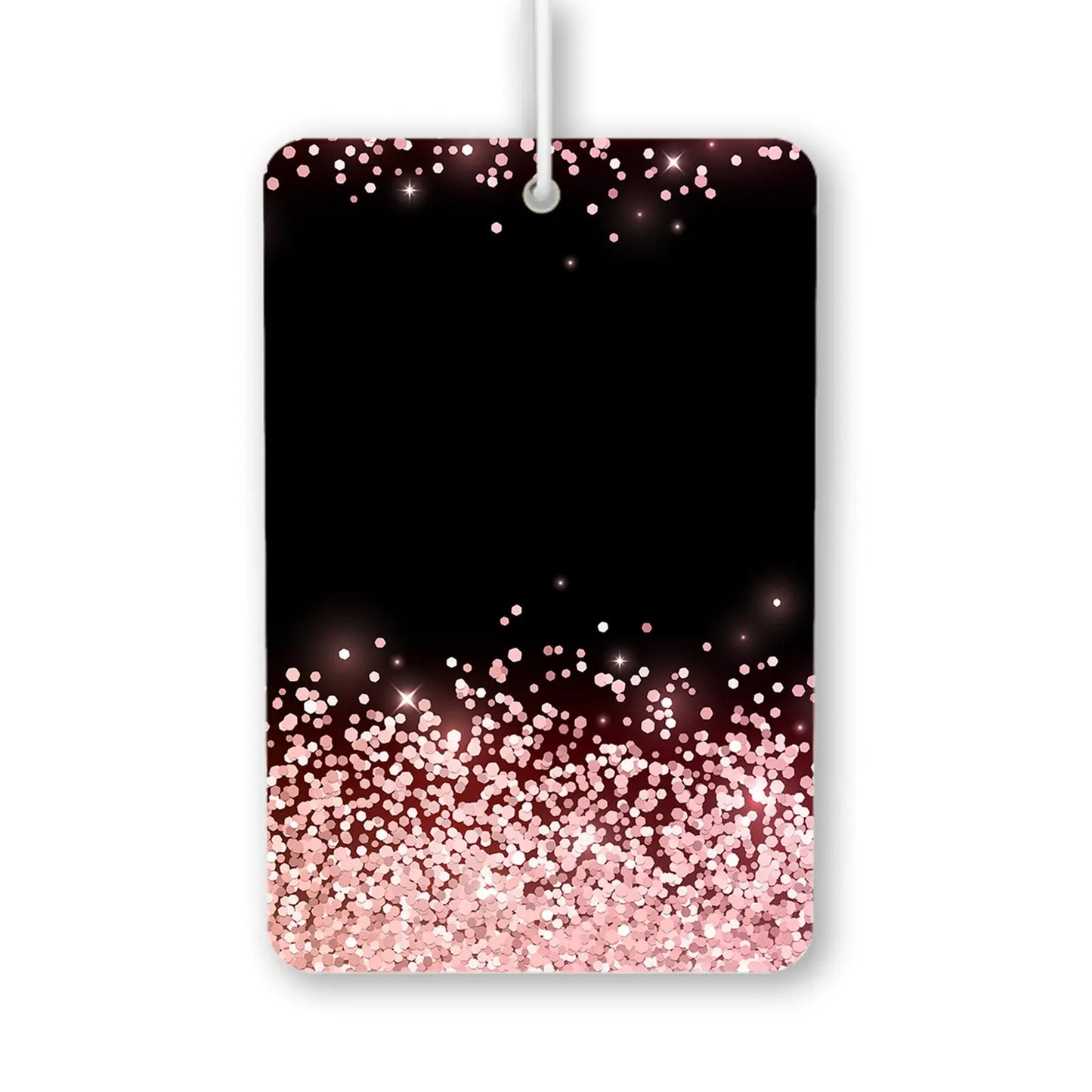 Sparkling Pink Glitter Background Air Freshener