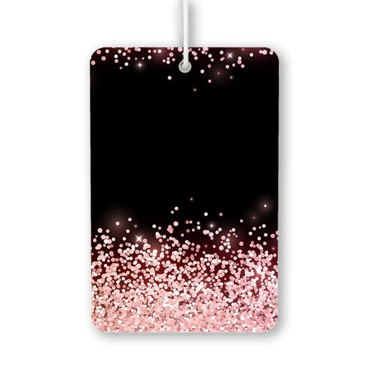 Sparkling Pink Glitter Background Air Freshener