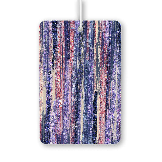 Sparkling Purple Stripes Air Freshener