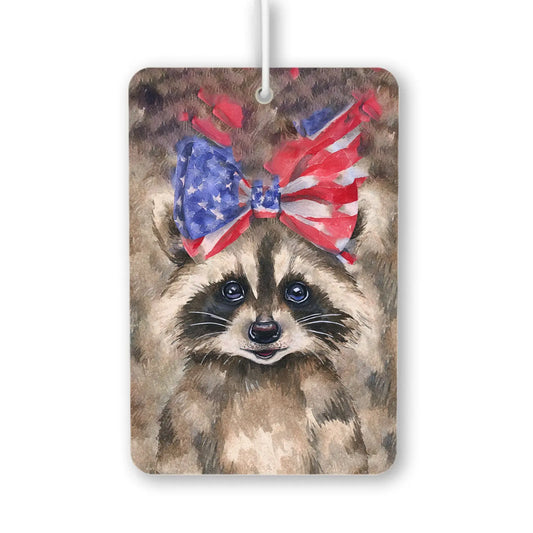 Stars & Stripes Scented Raccoons Air Fresheners