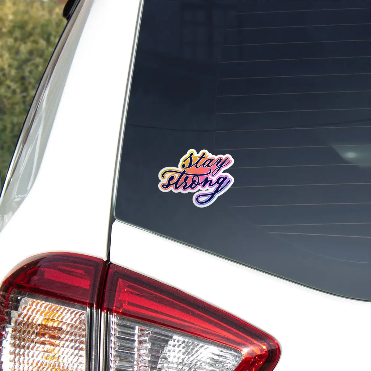 Stay Strong Motivational Quote Sticker
