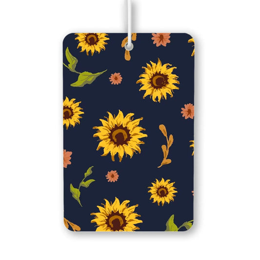 Sunflower Floral Pattern Air Freshener