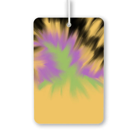 Vibrant Abstract Color Burst Air Freshener