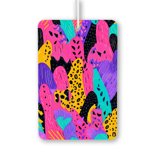 Vibrant Abstract Patterns Air Freshener