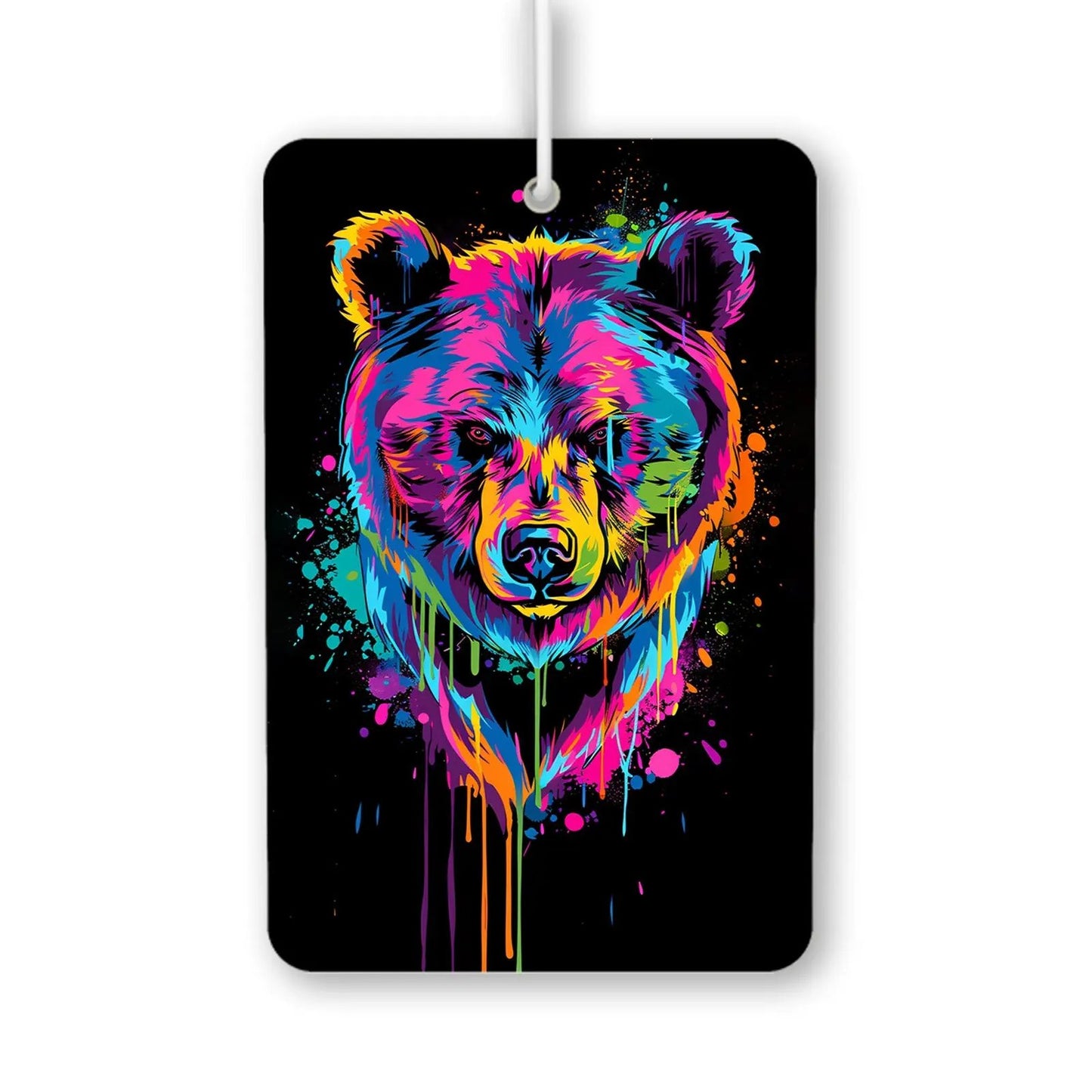 Vibrant Bear Face Aromatic Air Fresheners