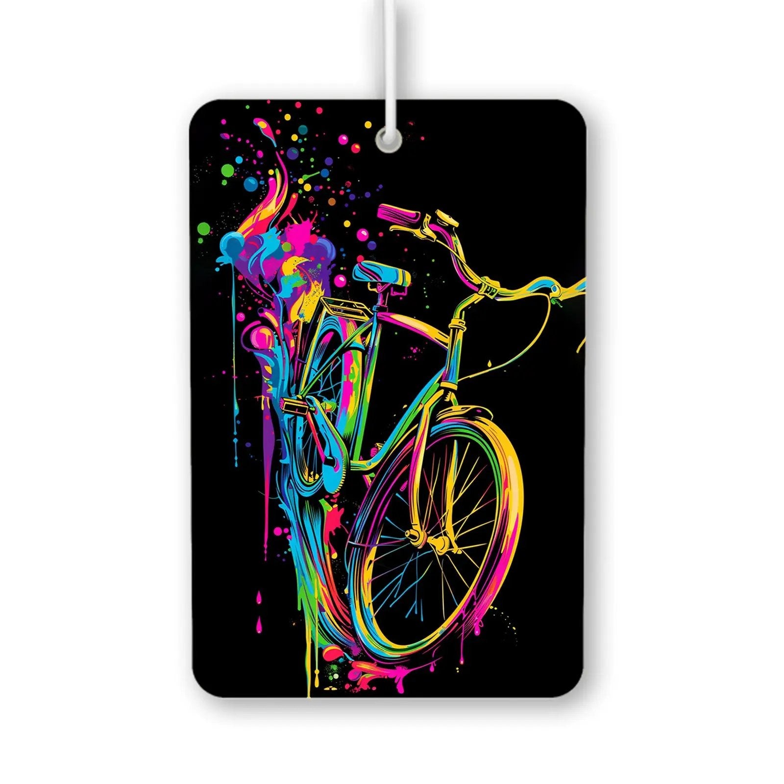 Vibrant Bicycle Art Air Freshener