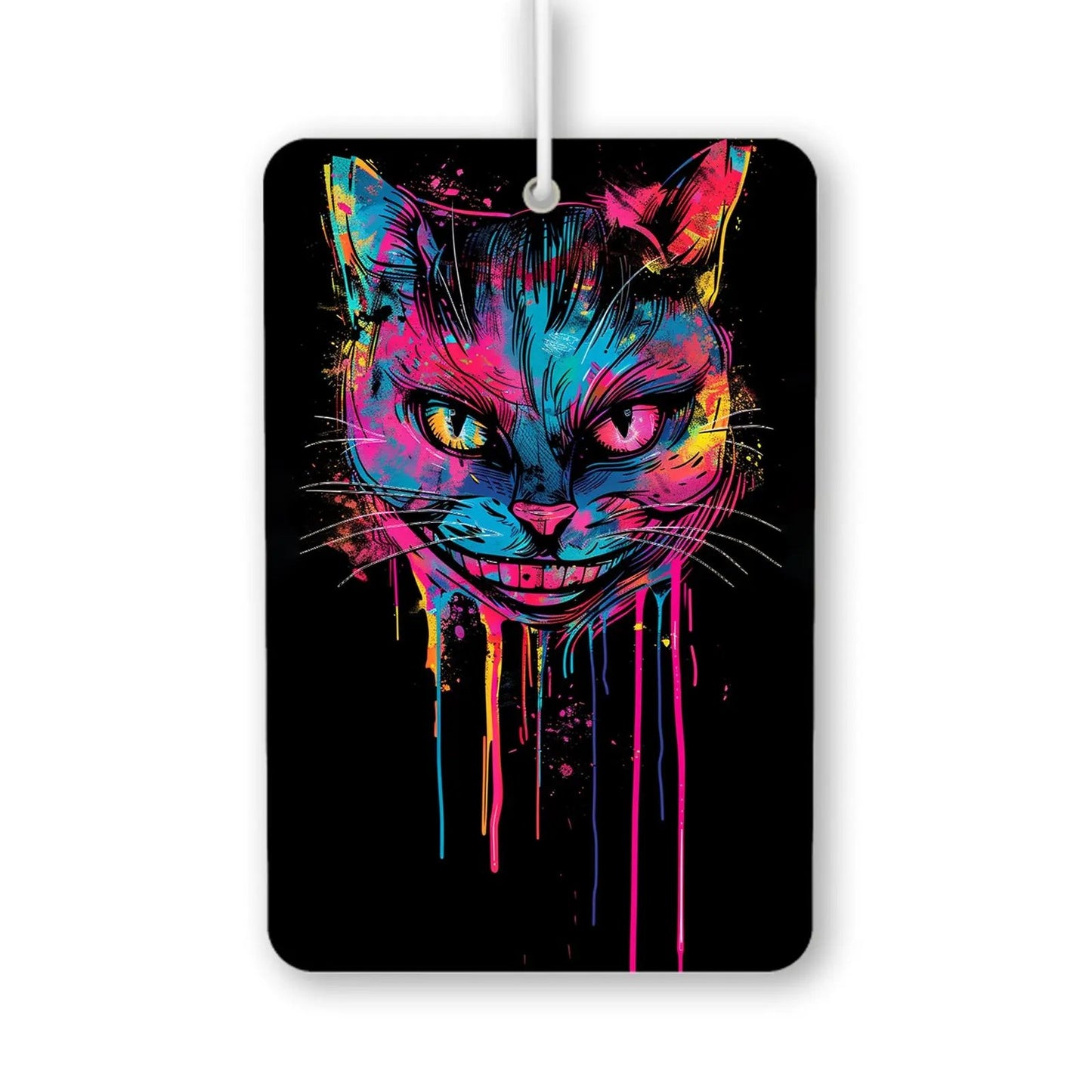 Vibrant Cat Art Air Freshener