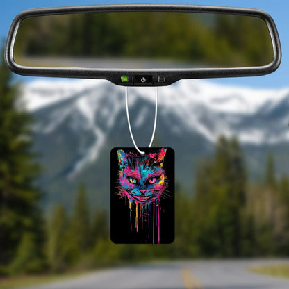 Vibrant Cat Art Air Freshener