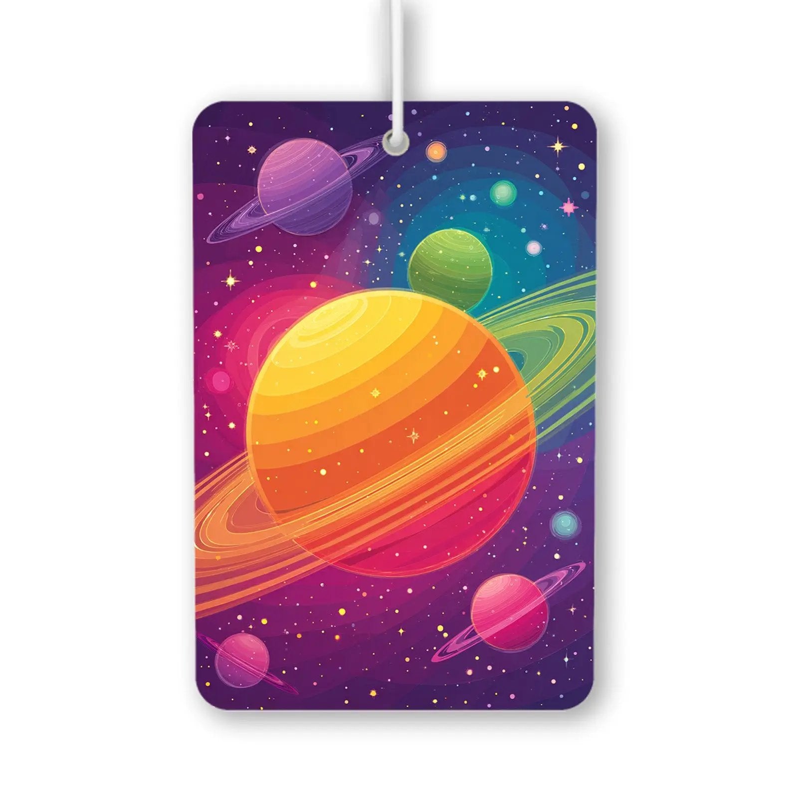 Vibrant Cosmic Orbs Air Fresheners