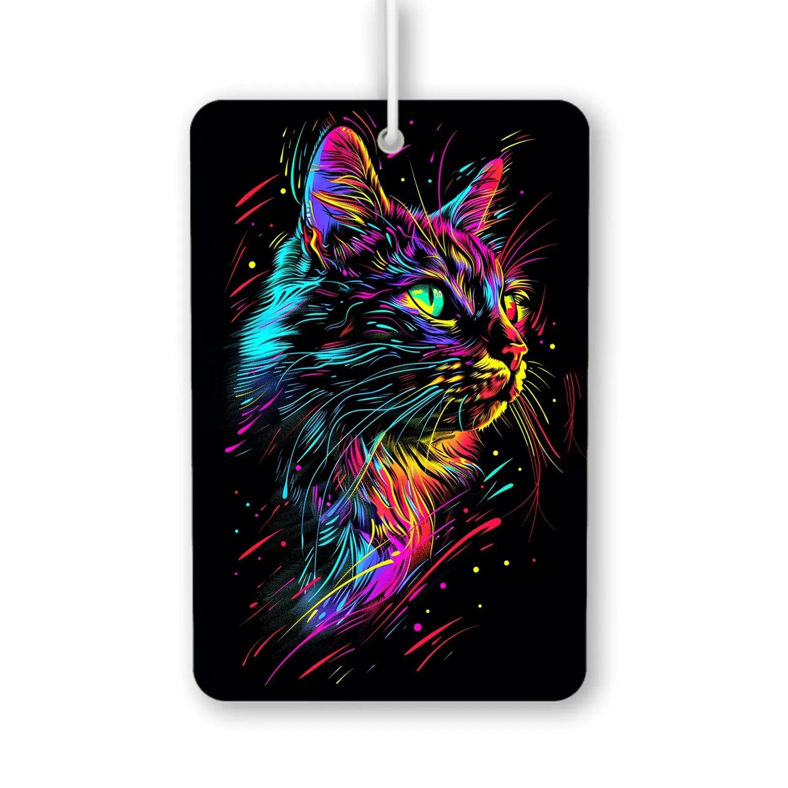 Vibrant Feline Art Air Fresheners