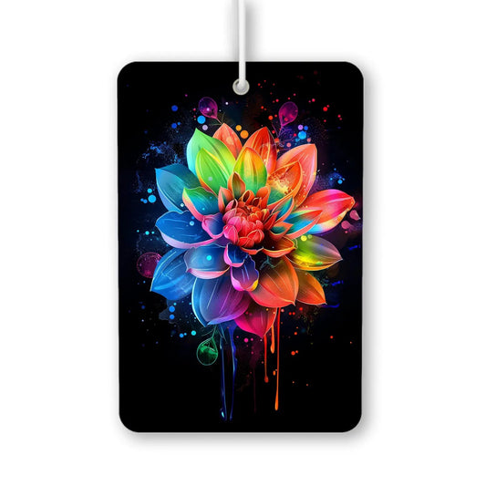 Vibrant Floral Design Air Freshener