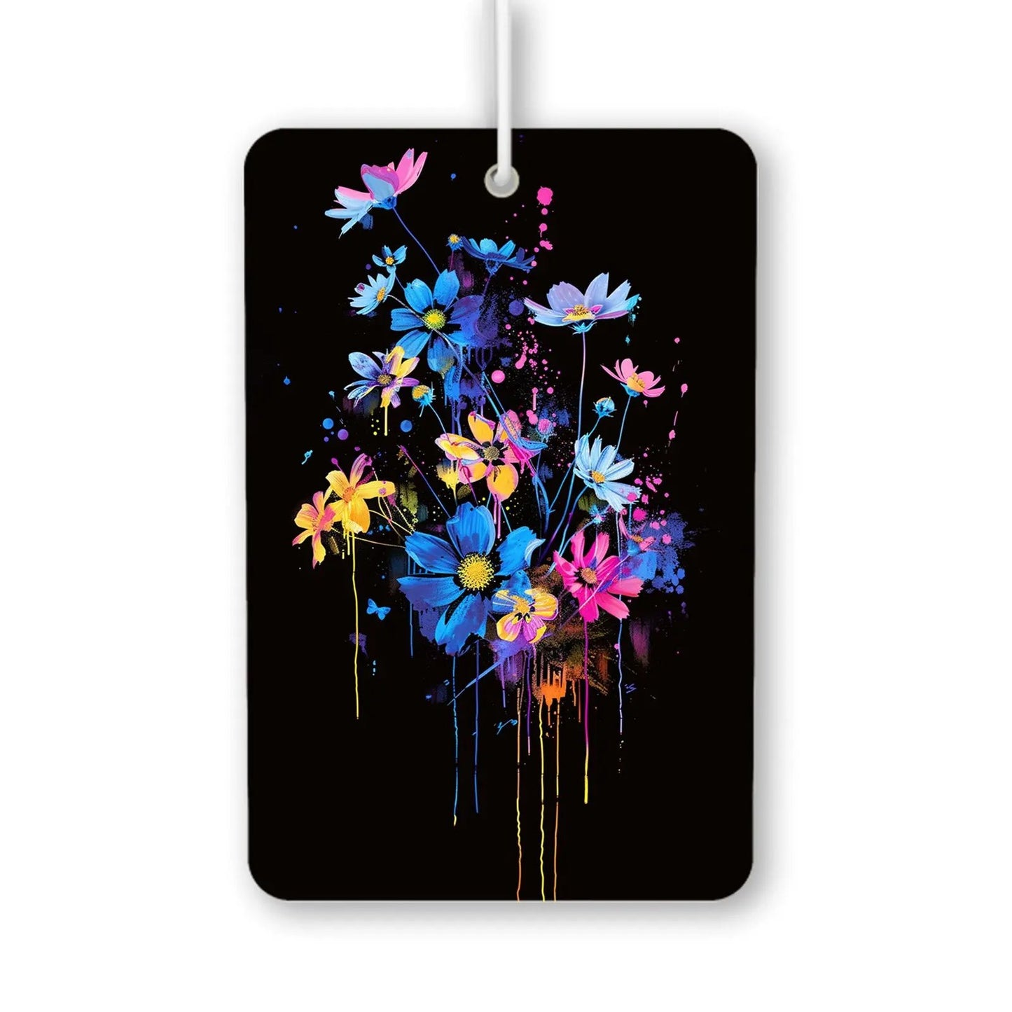 Vibrant Floral Splash Air Freshener